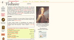 Desktop Screenshot of correspondance-voltaire.de
