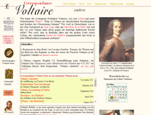 Tablet Screenshot of correspondance-voltaire.de